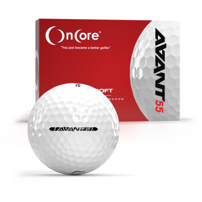 AVANT 55 Golf Balls - Dozen - White