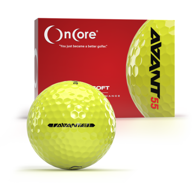 Prooi Netelig Bewolkt OnCore AVANT 55 Low-Compression Golf Balls - Dozen