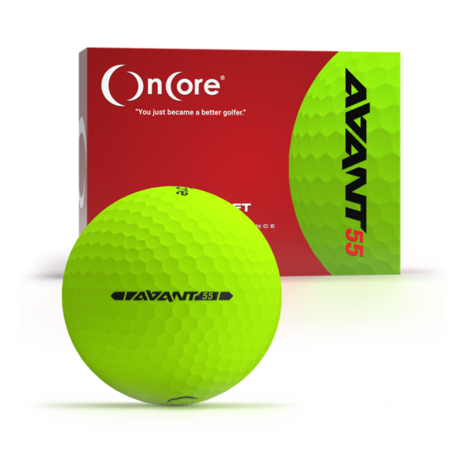 AVANT 55 - New 2022 - Best Golf Balls - 1 Dozen Matte Green