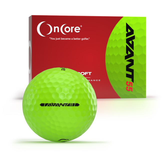 AVANT 55 Golf Balls - Dozen - Matte Green