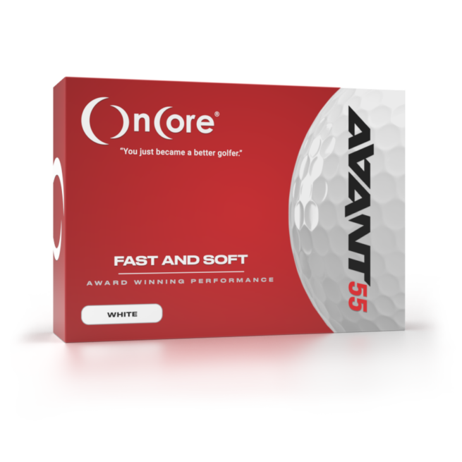 AVANT 55 Golf Balls - Dozen - White