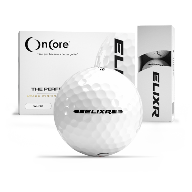 ELIXR - 2020 - Best Golf Balls - 1 Dozen White