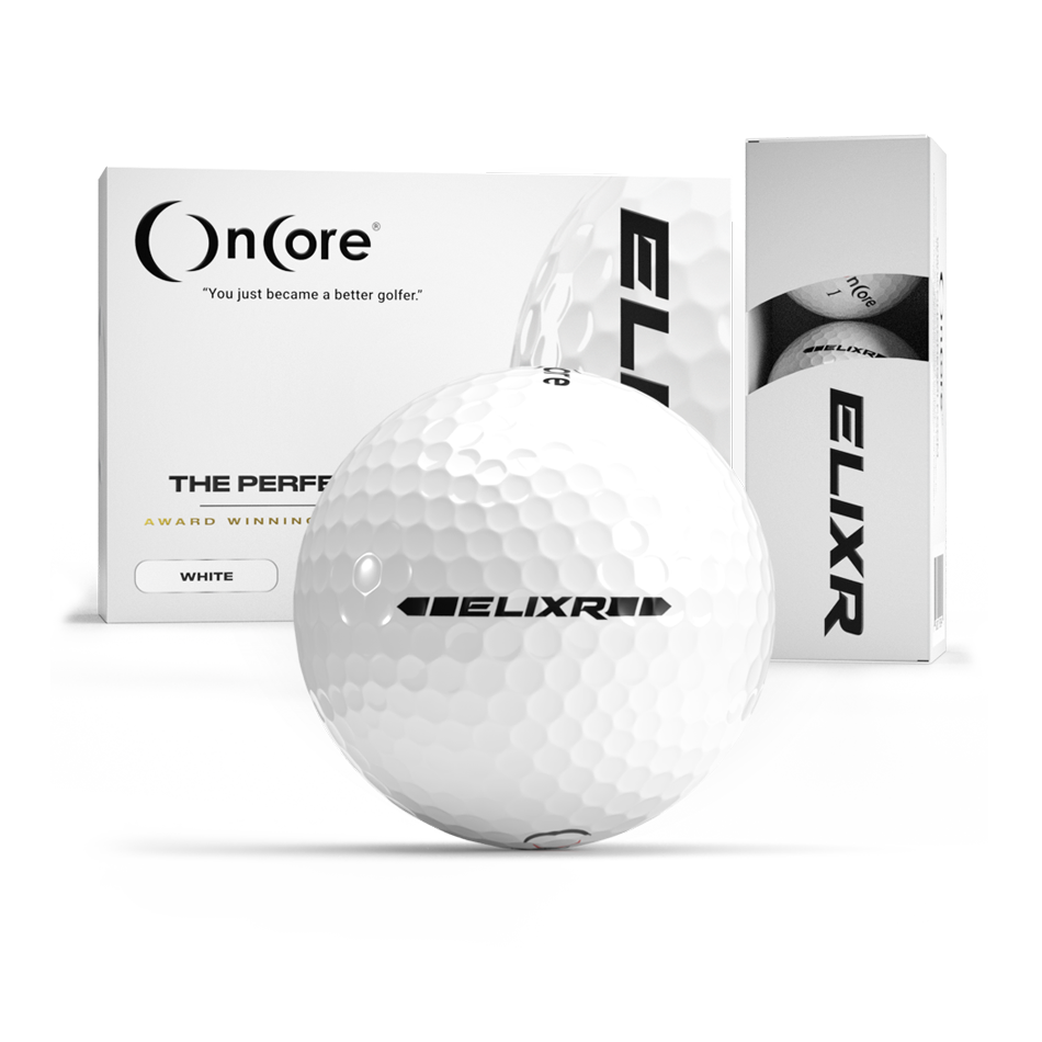 ELIXR - 2020 - Best Golf Balls - 1 Dozen White