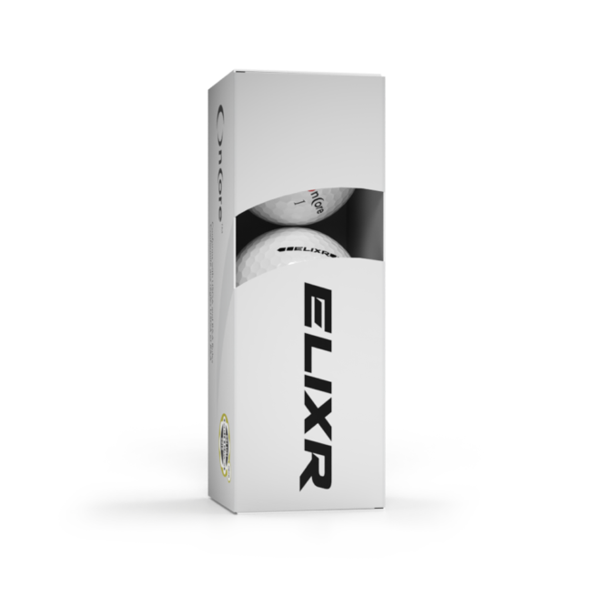 ELIXR Golf Ball - Sleeve - White