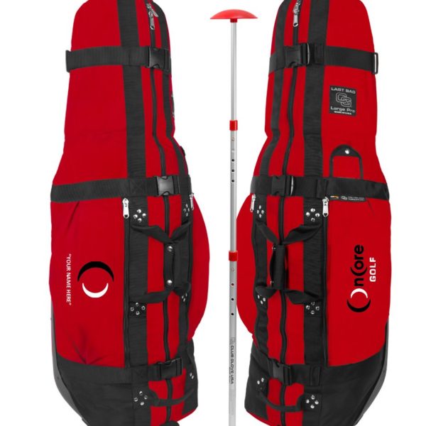 Custom OnCore Golf Travel Bag - Red