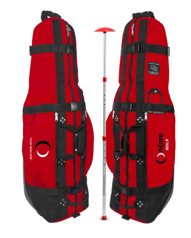 Custom OnCore Golf Travel Bag - Red