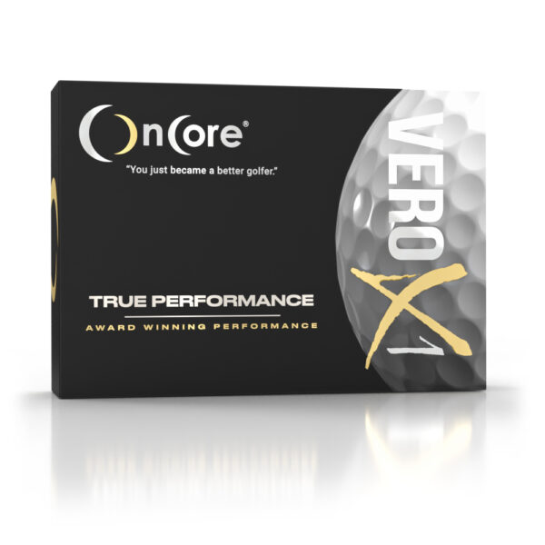 Shop OnCore Golf - VERO X1 Tour Performance Distance Golf Balls - White Dozen