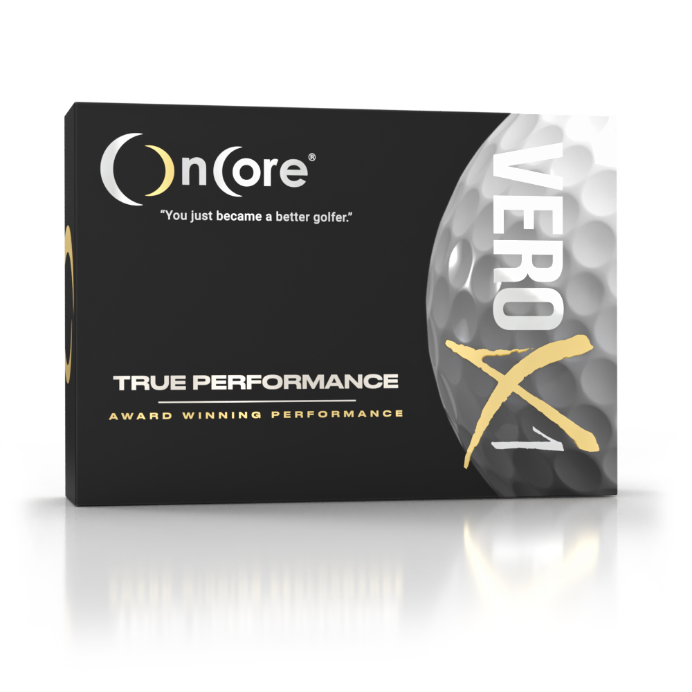 Shop OnCore Golf - VERO X1 Tour Performance Distance Golf Balls - White Dozen
