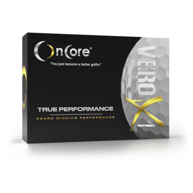 VERO X1 - 2022 - Best Golf Balls OnCore Golf - White