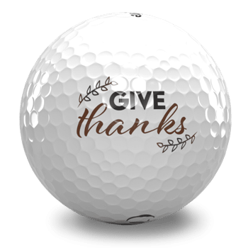 Thanksgiving Golf Ball