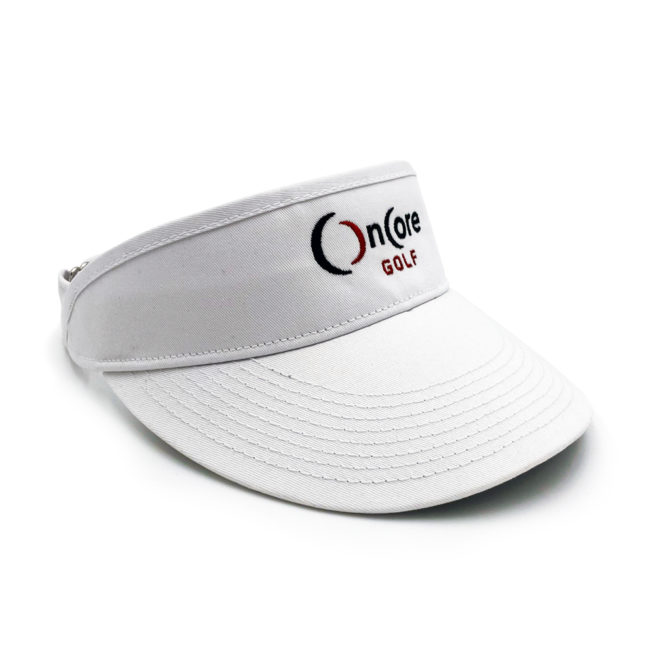OnCore Golf - White Golf Visor