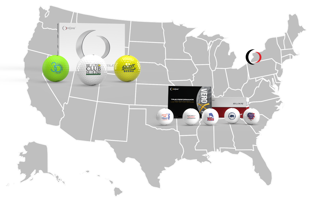 Find Custom Golf Balls in USA and Canada