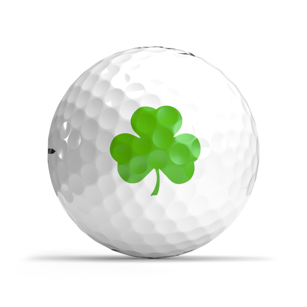 2023-shamrock-green_clover-golf_ball-oncore-golf Shamrock Edition | St Patrick's Day - Green Clover Golf Ball - OnCore