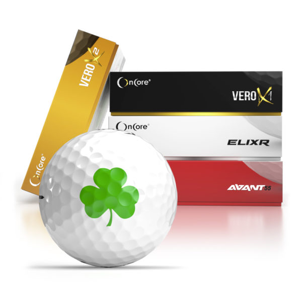 Shamrock Edition | St Patrick's Day - Green Clover Golf Balls - OnCore