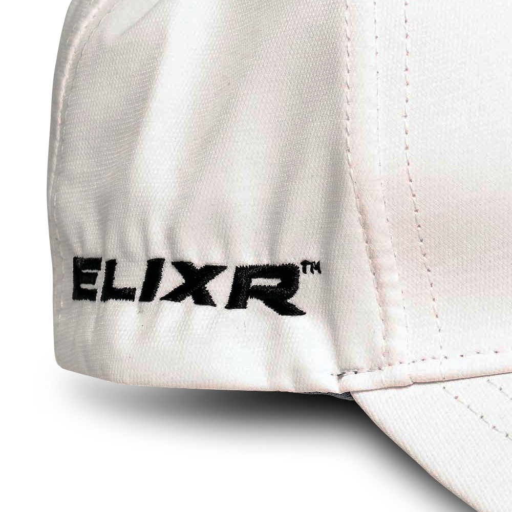 oncore-white-golf-hat-ELIXR-img2 Classic White OnCore Golf Hat - ELIXR