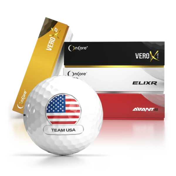 Get the Limited Edition Team USA Cup Golf Balls, customized with our new Team USA Graphic.