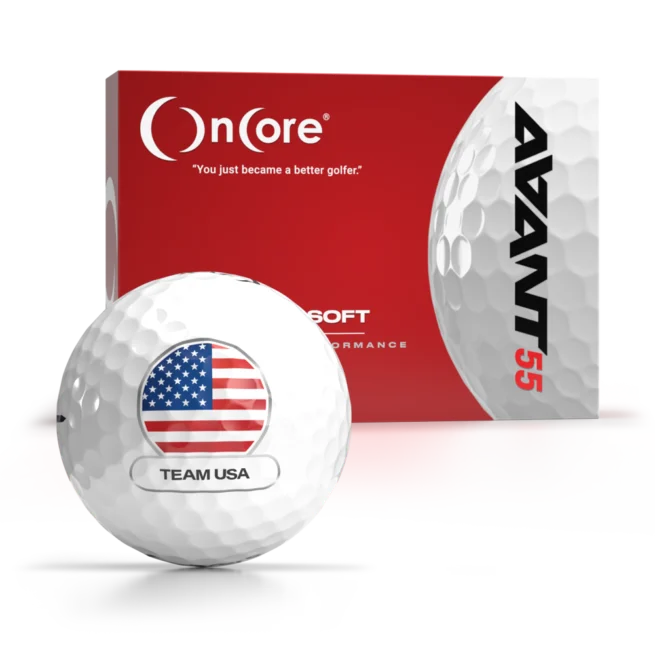 Get the Limited Edition Team USA Cup Golf Balls - AVANT 55 Dozen Custom