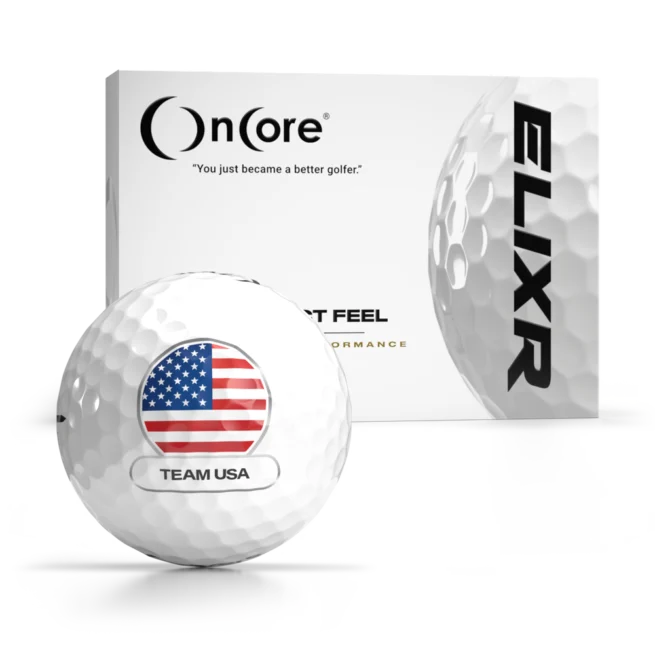 Get the Limited Edition Team USA Cup Golf Balls - ELIXR Dozen Custom