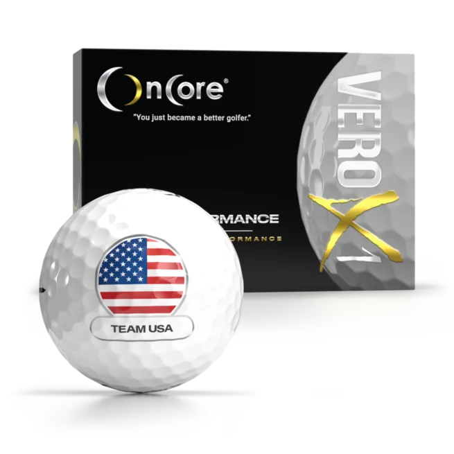 Get the Limited Edition Team USA Cup Golf Balls - VERO X1 Dozen Custom