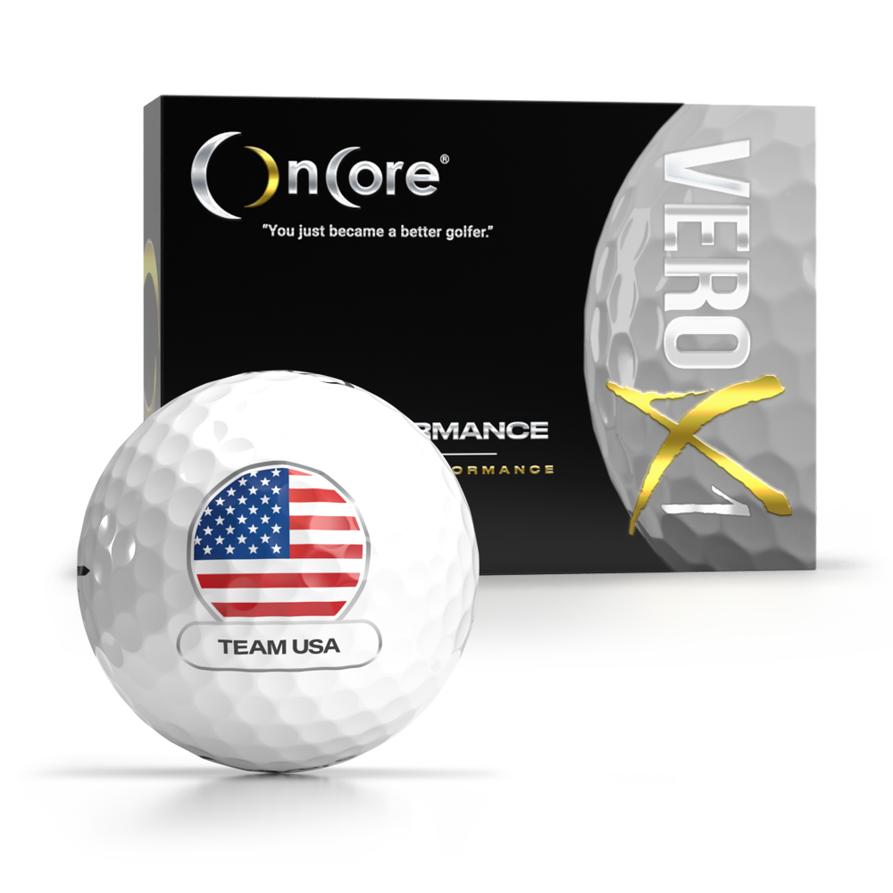 oncore-custom-golf-ryder-cup-2023-team-usa-dozen-golf-balls-vero-x1 Get the Limited Edition Team USA Cup Golf Balls - VERO X1 Dozen Custom