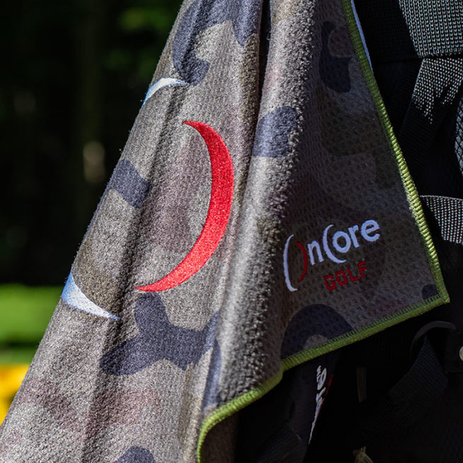 OnCore Best Premium Microfiber Camoflauge Golf Towel