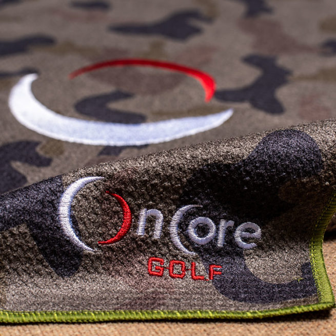 OnCore Buy Camo Premium Microfiber Golf Towel