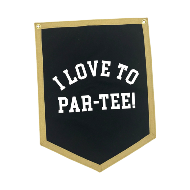 I Love To Par-Tee Flag - Pennant & Flags - Official OnCore