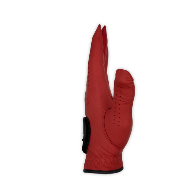 Premium Cabretta Red Golf Gloves | OnCore Golf