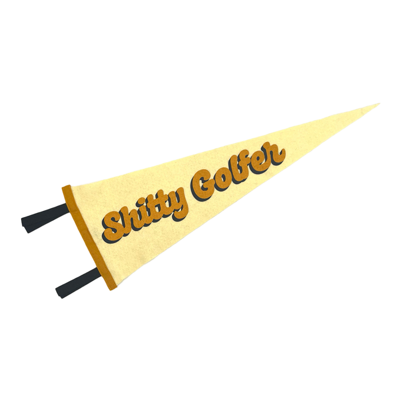 shitty-golfer-oncore-oxford-pennant Shitty Golfer - Pennant & Flags - Official OnCore