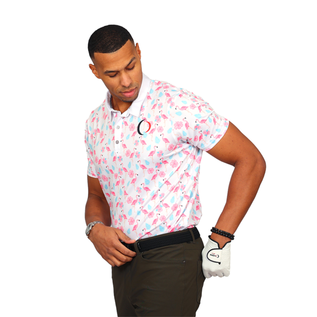 OnCore Performance Sport Golf Polo - Flamingo