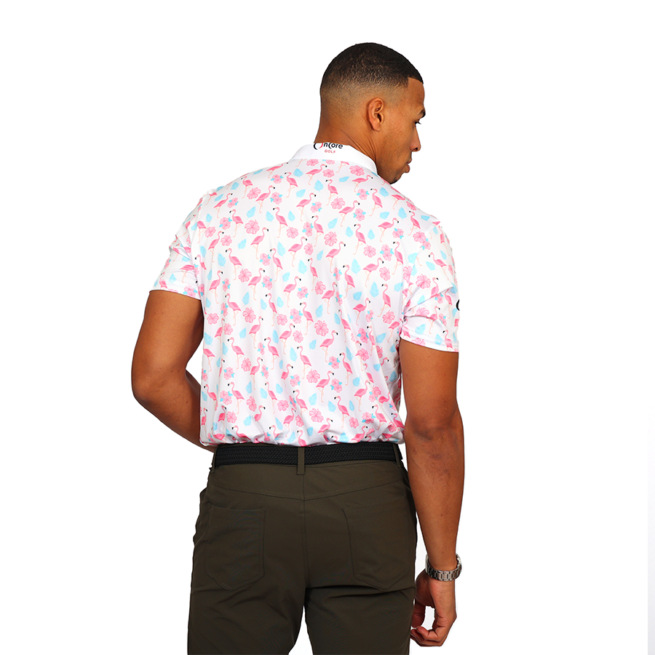 OnCore Performance Sport Golf Polo - Flamingo