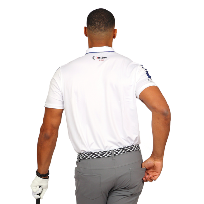 OnCore Performance Sport Golf Polo - White