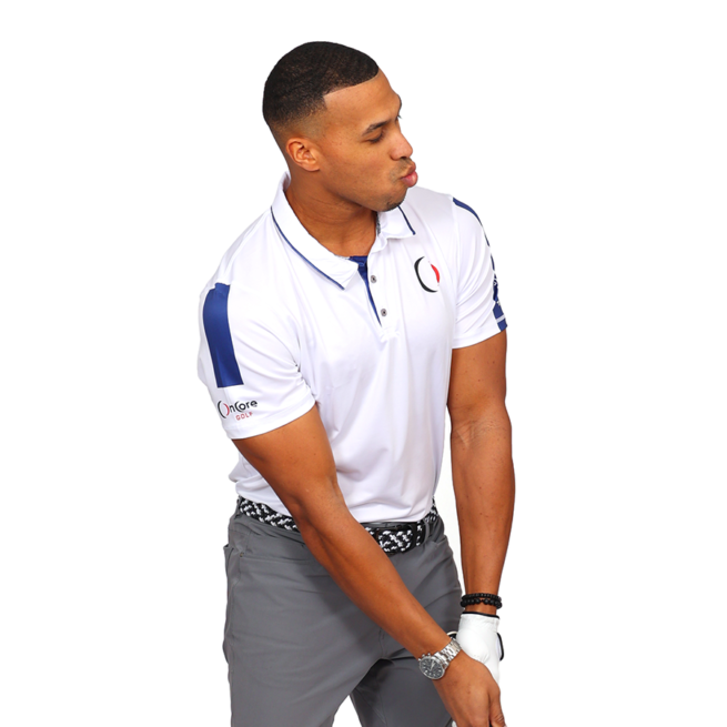 OnCore Performance Sport Golf Polo - White
