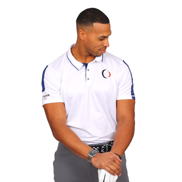 OnCore Performance Sport Golf Polo - White