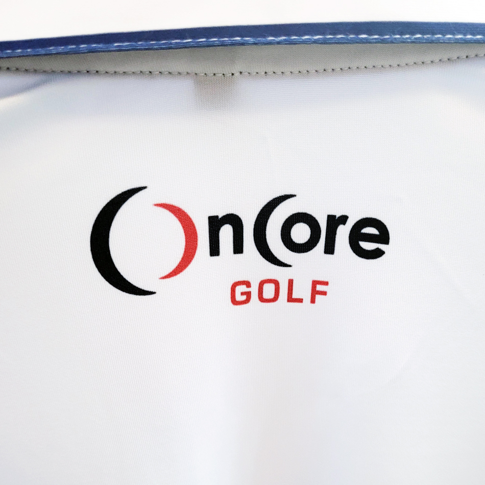 white-oncore-sport-polo-dri-fit-golf-3 OnCore Performance Sport Golf Polo - White and Blue