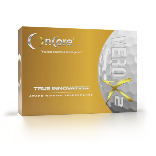 VERO X2 - New Tour Performance Golf Ball - OnCore Golf - Dozen