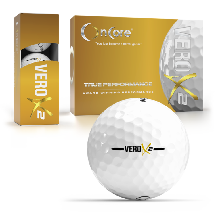 VERO X2 Golf Balls 1 Dozen Golf Balls OnCore Golf Balls