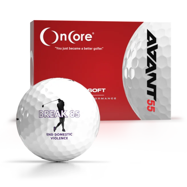 Shop William Wilson Golf Balls - End Domestic Violence - OnCore - AVANT 55