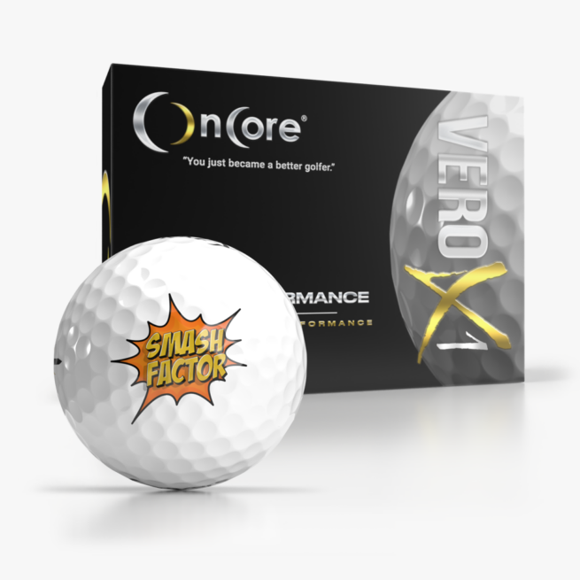 Smash Factor IPA Beer Golf Balls - OnCore Golf and Resurgence for PGA HOPE 2024 - VERO X1