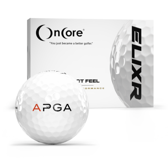 APGA Tour Golf Balls - 2022 - Official OnCore Golf - ELIXR 2022