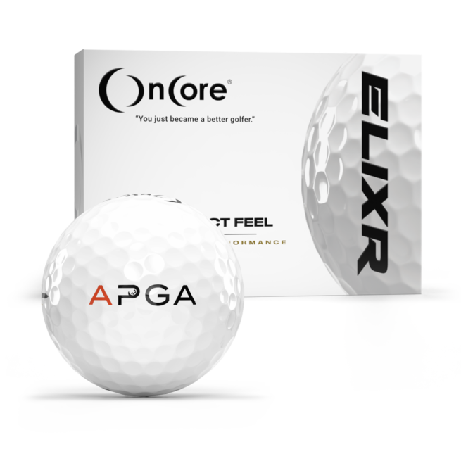 APGA Tour Golf Balls - 2022 - Official OnCore Golf - ELIXR 2022