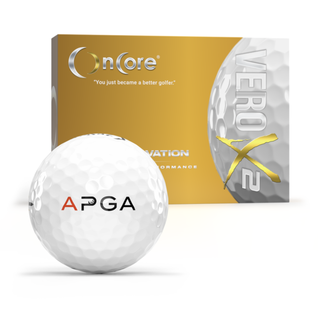 APGA Tour Golf Balls - 2022 - Official OnCore Golf - VERO X2