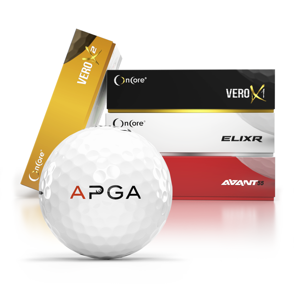 apga-custom-balls-dozens-oncore-golf-white-balls APGA Tour Golf Balls - 2022 - Official from OnCore Golf