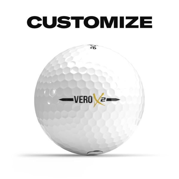 Customize VERO X2 Golf Ball - Company Logo, Text, Images