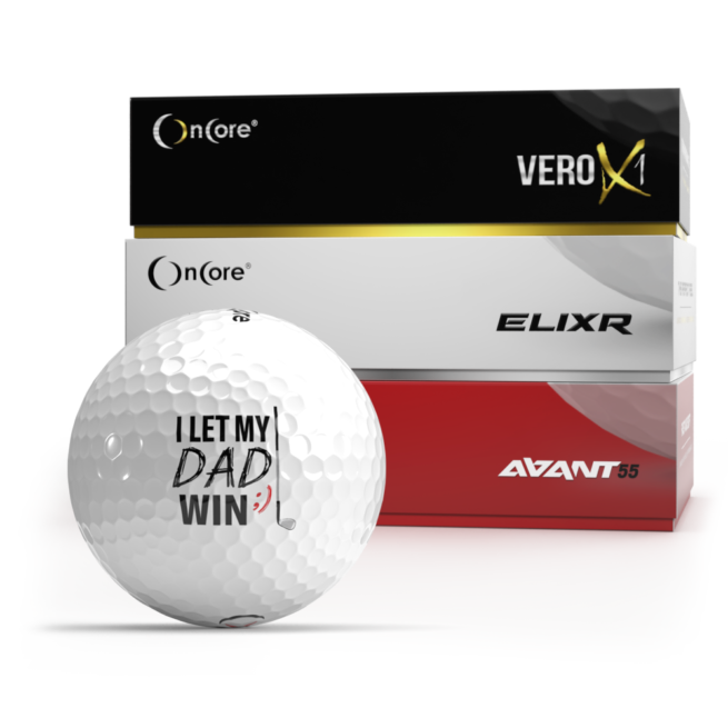 Let Dad Win Golf Balls From OnCore Golf - Father's Day Edition