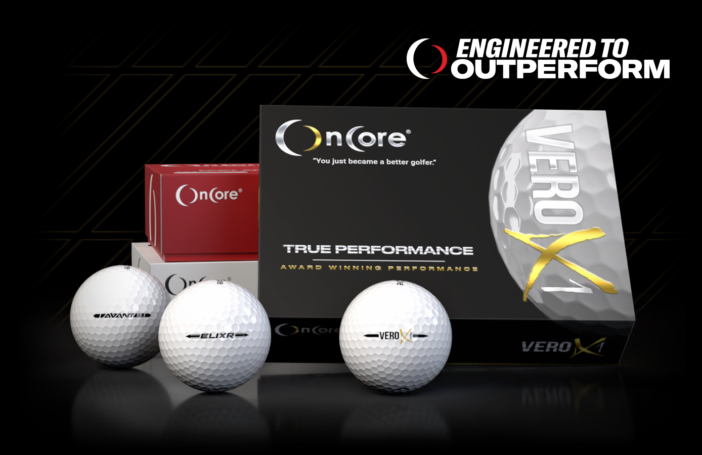 OnCore Golf Balls Shop Online VERO X1, ELIXR, AVANT 55