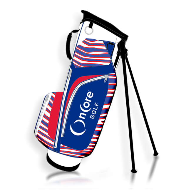 Customize Your Josh Allen Bills Mafia Zubaz Stand Golf Bag - OnCore Golf