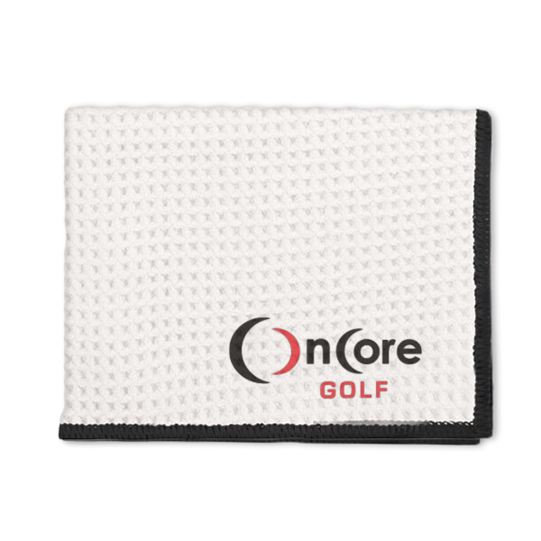 white-oncore-club-towel-2022 Club OnCore White Microfiber Towel - Club OnCore