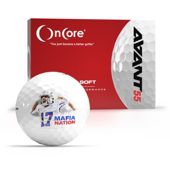 Josh Allen Mafia Nation Golf Balls | OnCore - 2022 Special Edition AVANT 55
