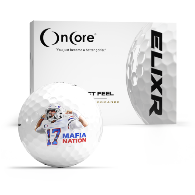 Josh Allen Mafia Nation Golf Balls | OnCore - 2022 Special Edition ELIXR